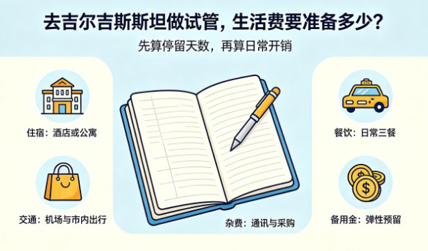 去吉尔吉斯斯坦做试管，生活费要准备多少？——一份粗算框架，帮你提前规划预算