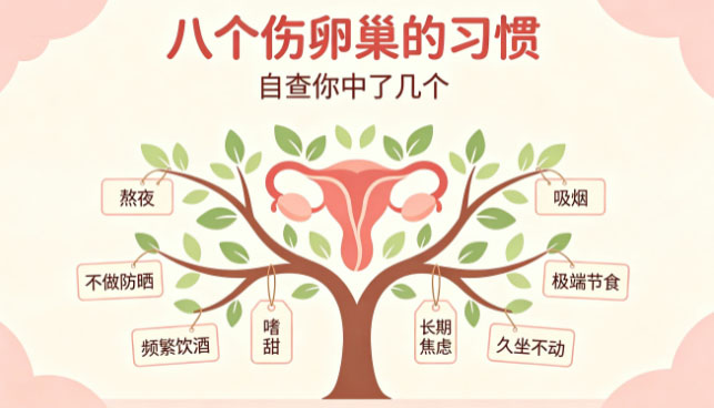 八个伤卵巢的习惯，自查你中了几个
