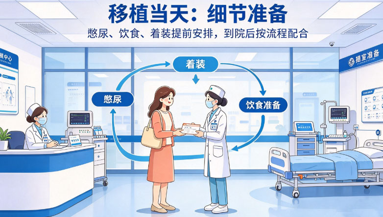 唐生殖医院移植当天：憋尿、饮食、着装，这些细节别忽略